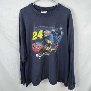 2000s Y2K Winner's Circle Jeff Gordon Nascar Racing‎ long sleeve shirt XXXL 3XL